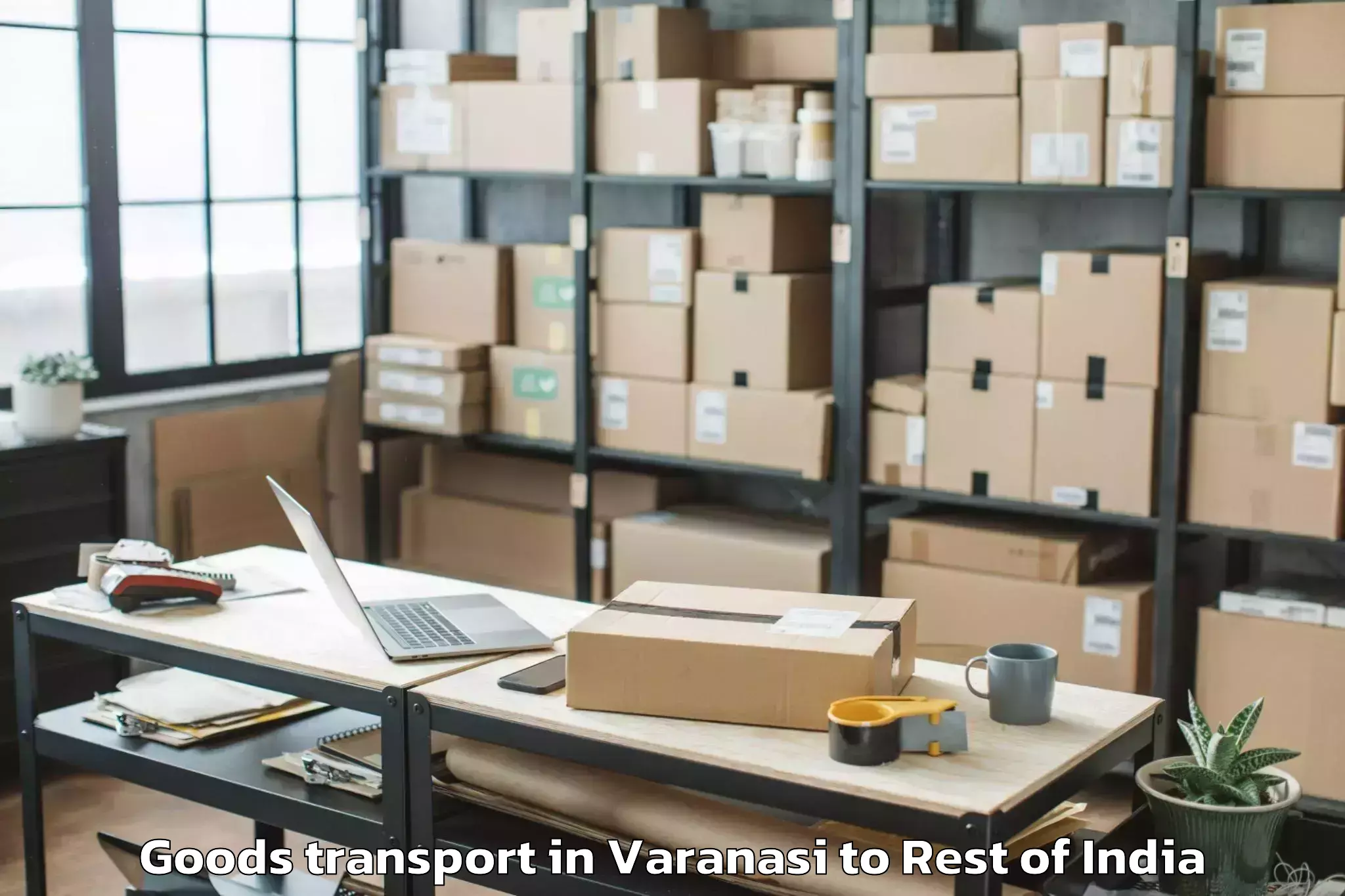 Book Your Varanasi to Nirjuli Goods Transport Today